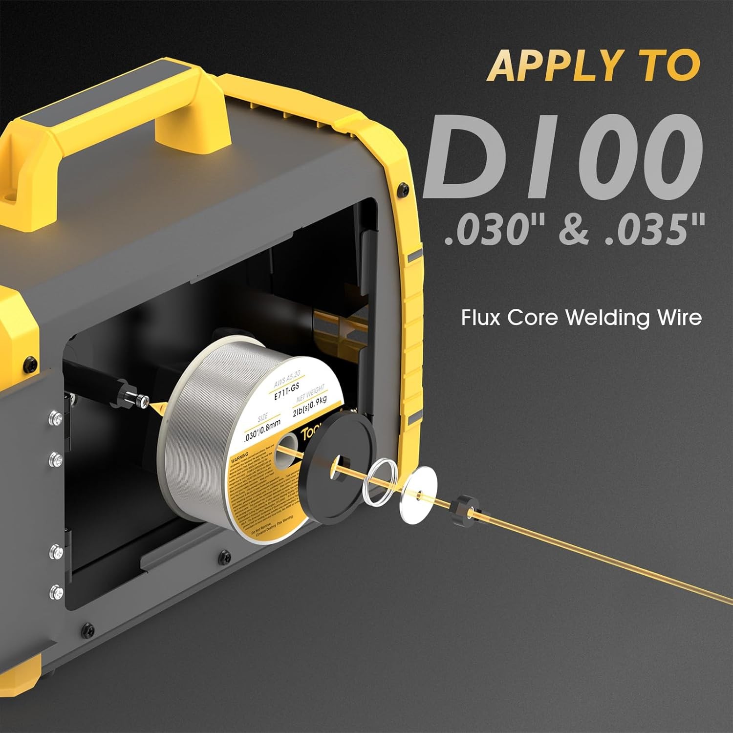 135A Gasless Flux Core 110V Flux MIG/Lift TIG/Stick 3 in 1 Welding Machine IGBT