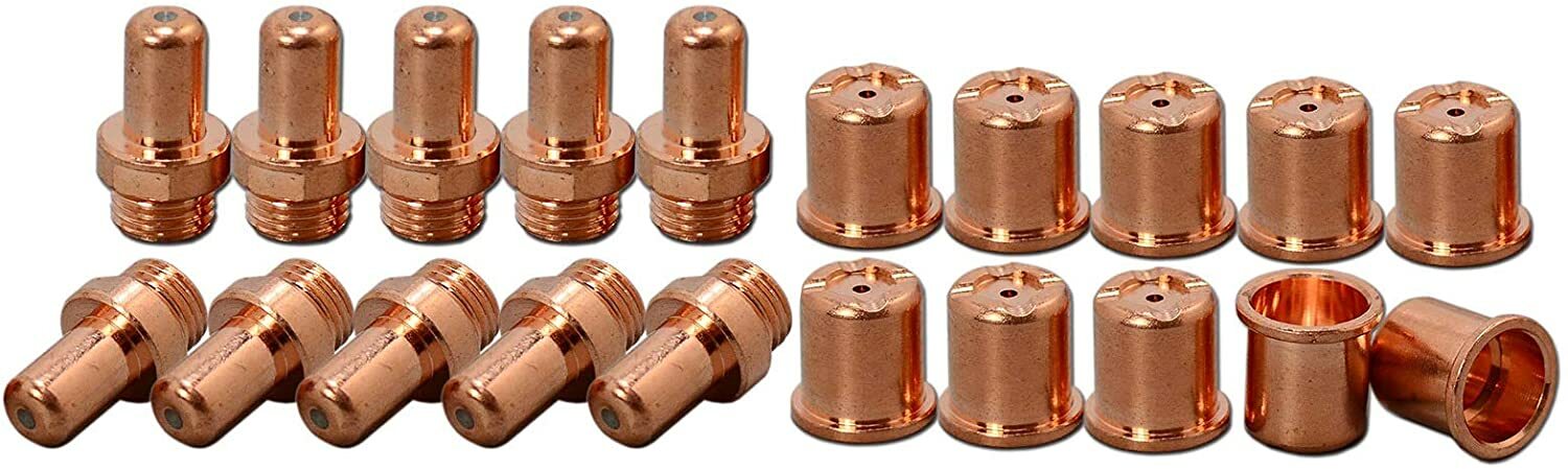 Versa Cut 60A Plasma Electrode 14344 and Pipe Nozzles 12814 1.2mm 60A 20pcs
