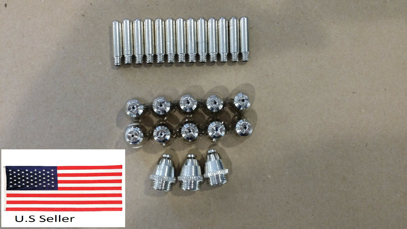 Colossal Tech CUT50F & CUT50DF Plasma Cutter Consumables 13 electrodes & 13 tips