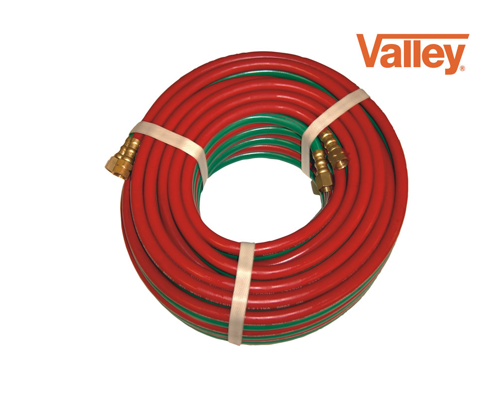Valley Oxy/acet,hose, Grade R, Twin Welding 1/4-inch By 25-feet