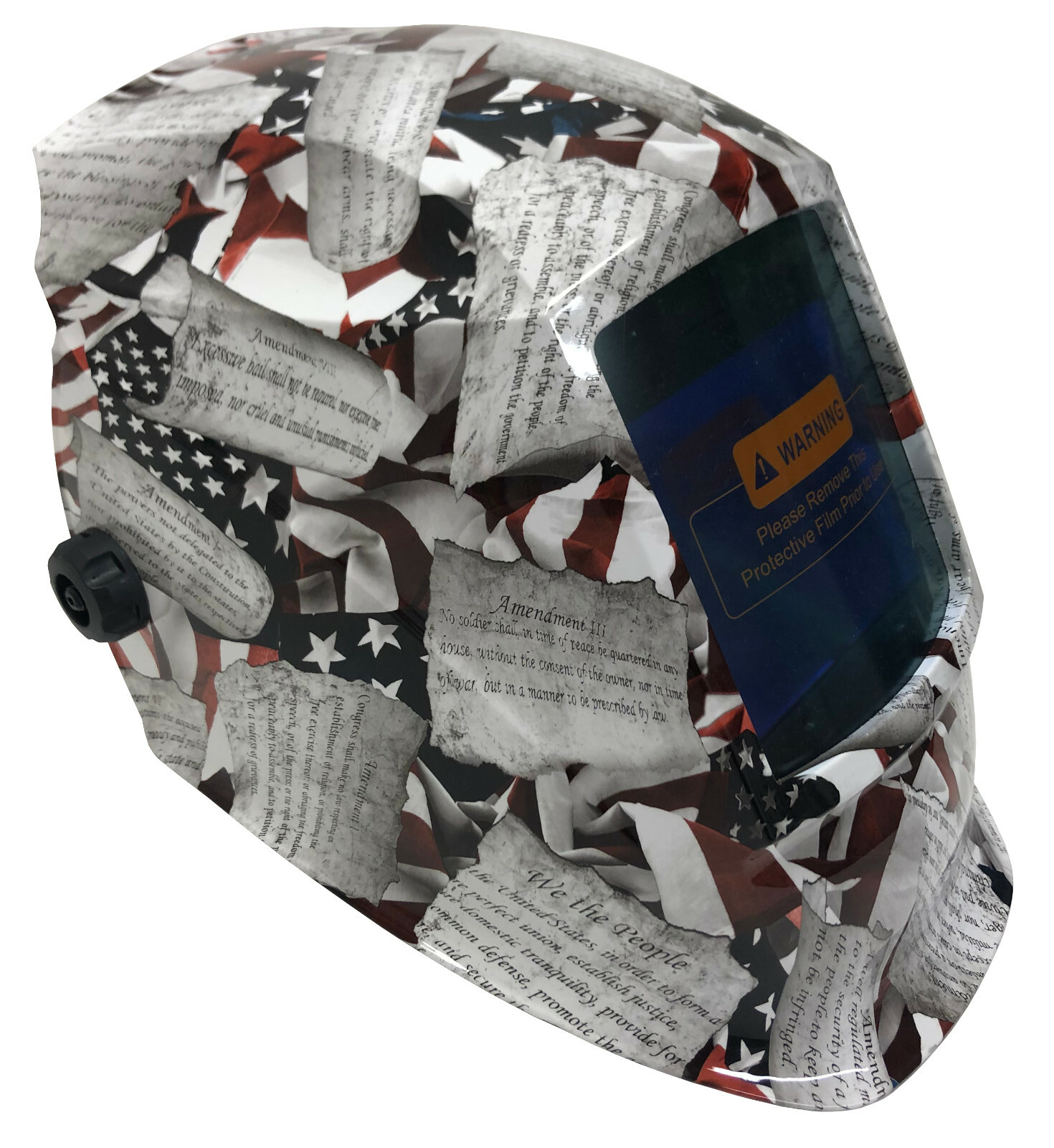 Hydro Dipped Welding Helmet AUTO DARK WHAM30 Series Amendment American Flag