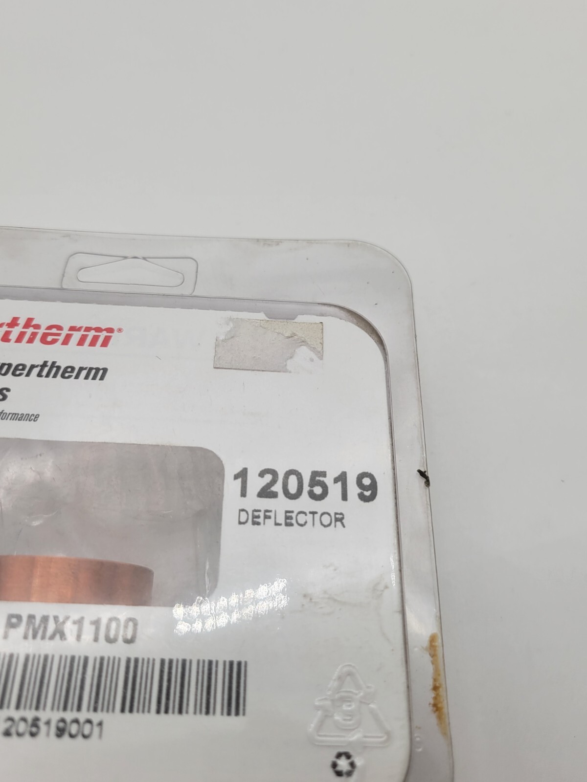Hypertherm 120519 Shield Deflector 80A Extended for Powermax 1100 Plasma Cutter