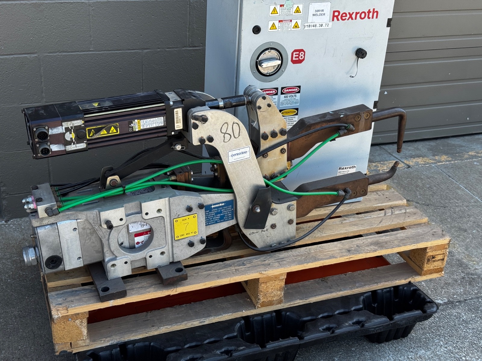 CENTERLINE CFSPIE-020-040-219 Pinch-Type Weld Gun with Rexroth Control Cabinet