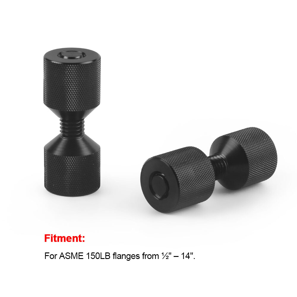 2 * 1-1/8″ Two Hole Pins Set – 6061 Aluminum Lightweight 2 Hole Flange Alignment