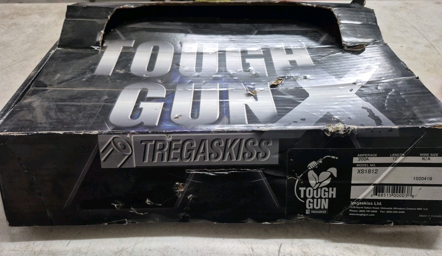Tregaskiss Tough Gun X 12′ Corded 200AMP Model # XS1812. For Mig Guns..