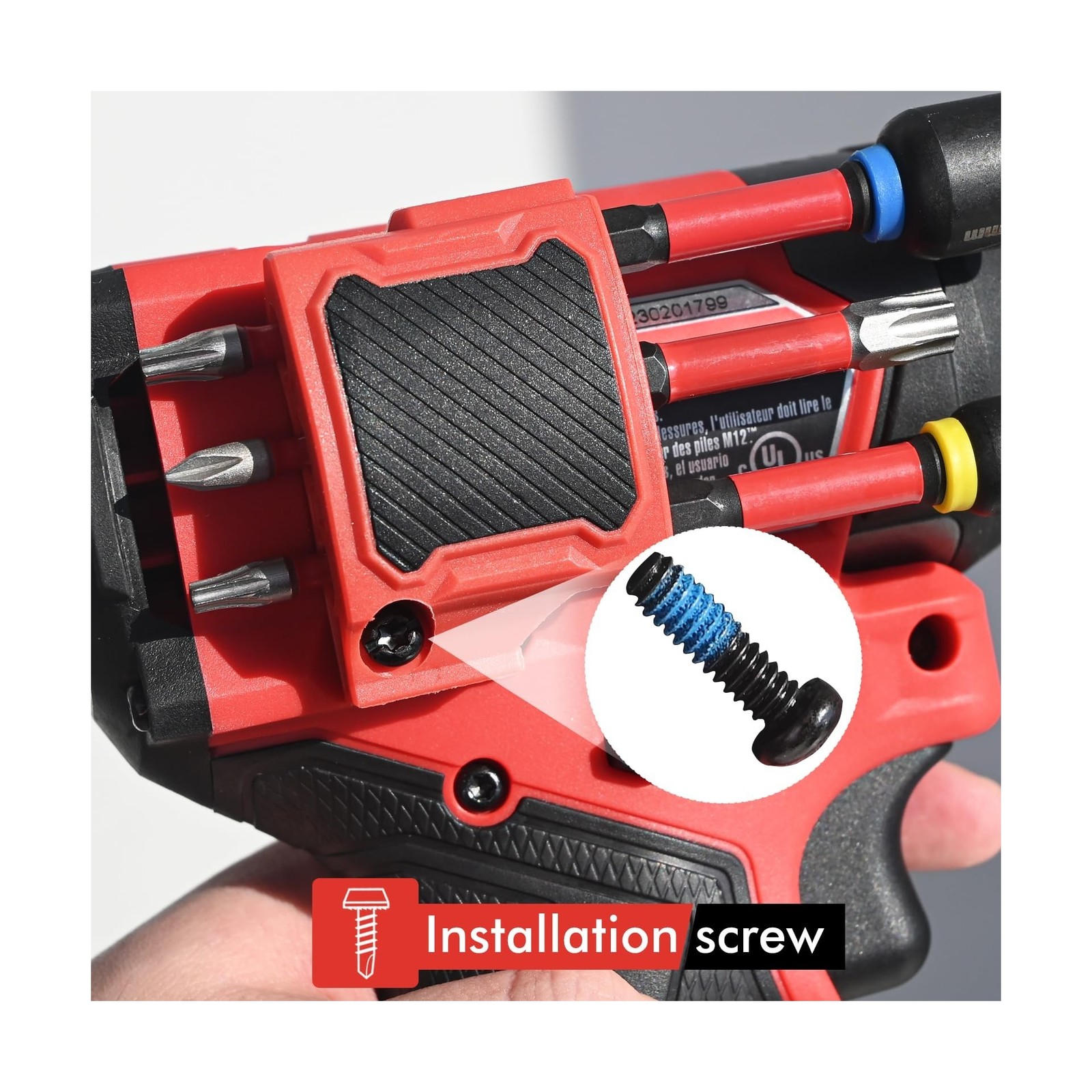 2 Pack Magnetic Bit Holder for Milwaukee M12 GEN3, Magnetic Tool Holder with …