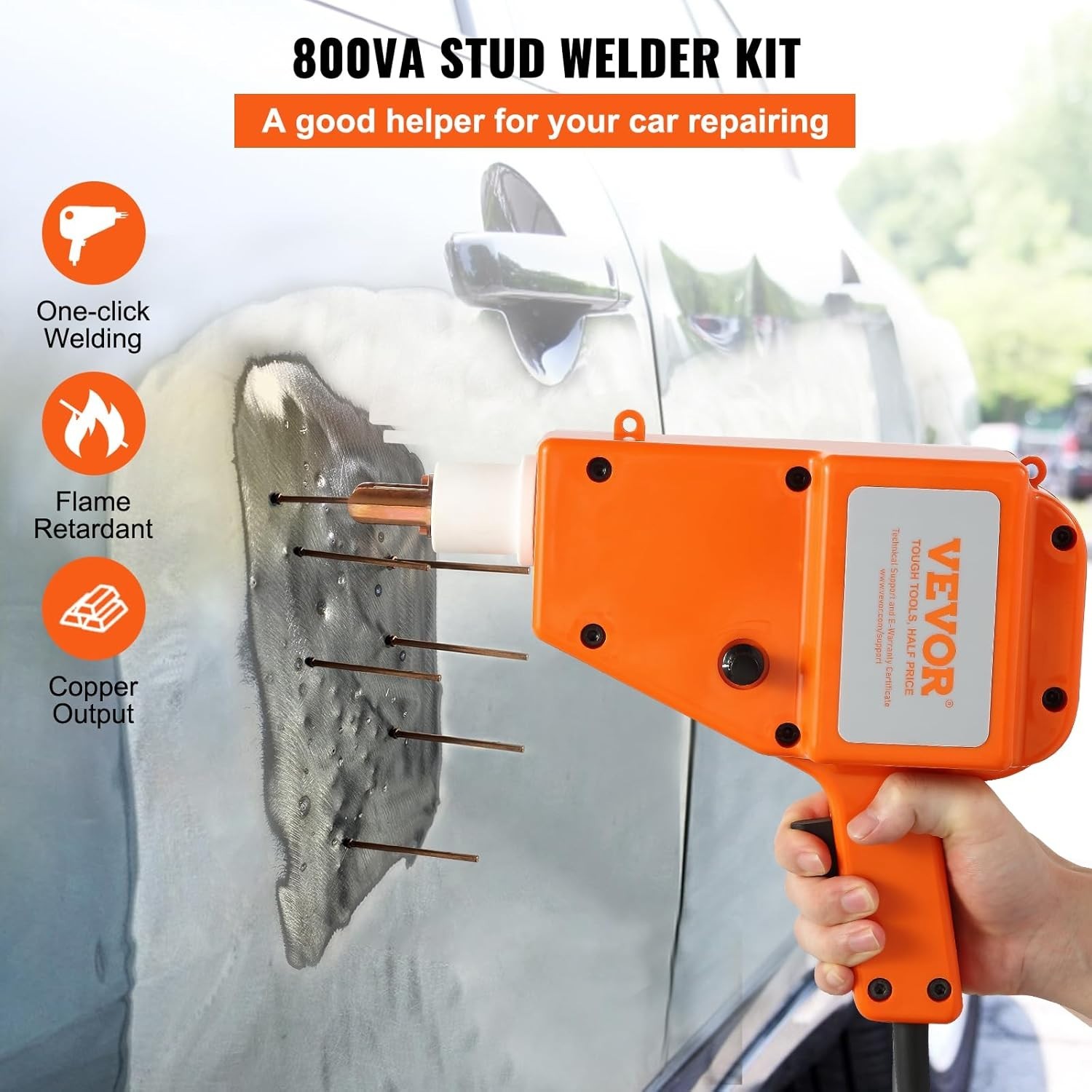 Stud Welder Kit Automotive Dent Repair Electric Spot Welding Tool Complete Ac…