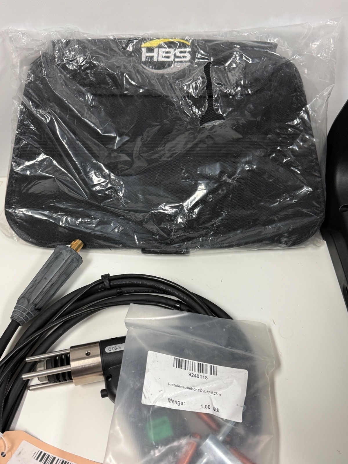HBS PEGASAR 500 ACCU STUD WELDING UNIT WELDER & C06-3 GUN NELSON
