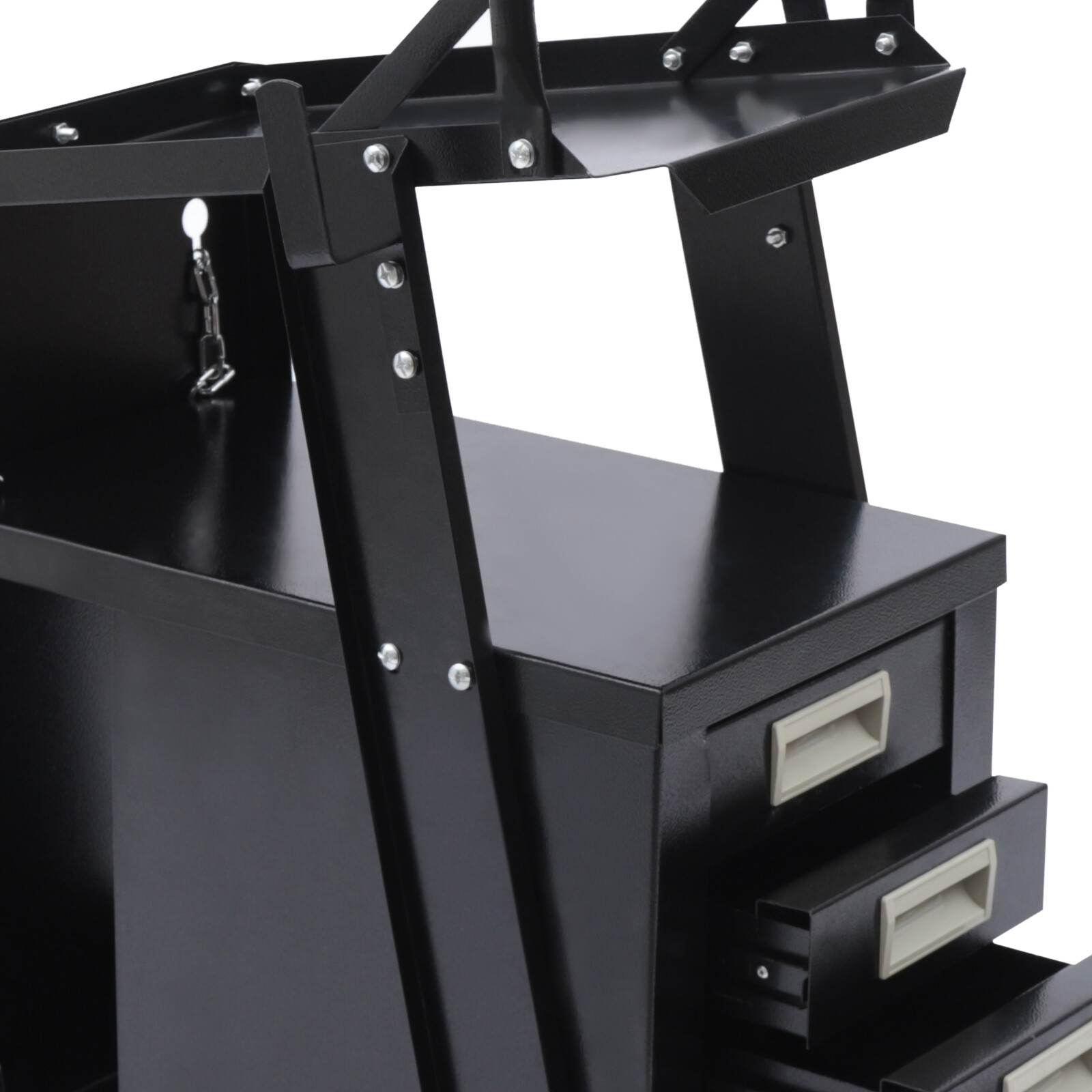 Welding Cart with 4 Drawers for MIG TIG Welder and Plasma Cutter 360° Rolling