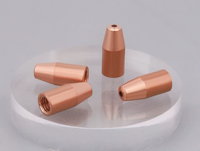 4PCS M5 0.8mm/1.0mm/1.2mm/1.6mm Wire Feeding Nozzle for Laser Welding machine
