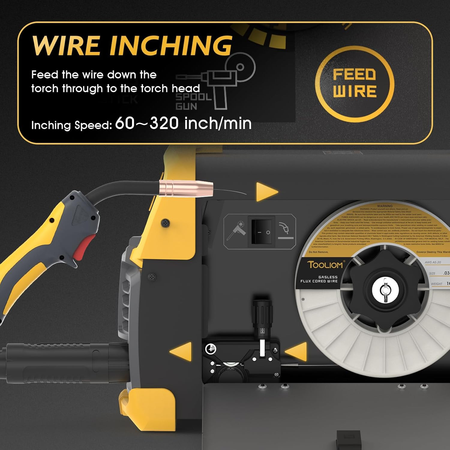 4 in 1 Mig/Flux Mig/Lift Tig/Stick Welder 110/220V Dual Voltage Aluminum Weldin
