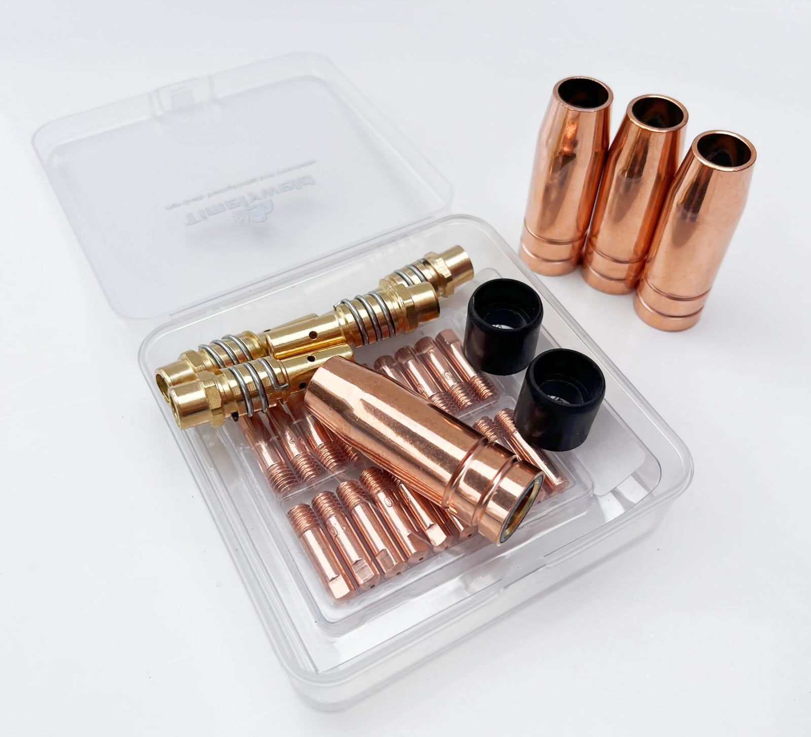 Timelydu Mig 30-Pack Mb15 15Ak Welding Gun Accessory Kit Welding Contact Tips