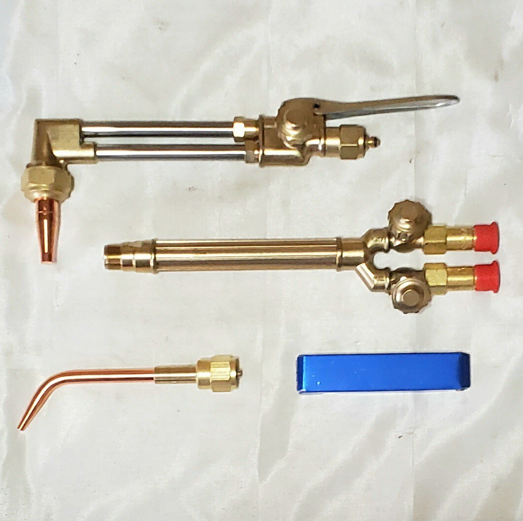 Olsen Victor Style Cutting Welding Torch Set Attachment Handle Brazing Tip