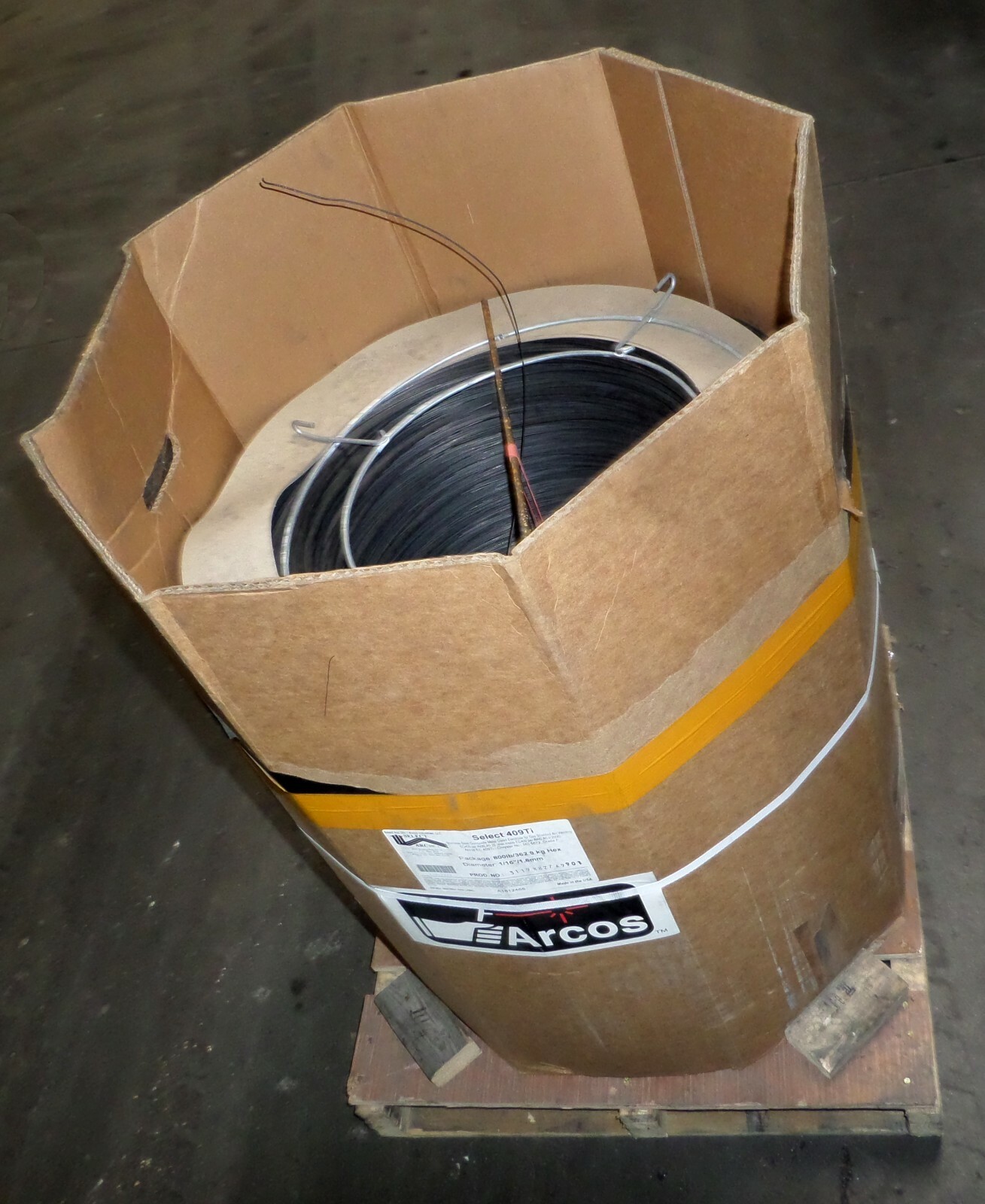 409Ti AWS A5.9 Grade F 800 LB Welding Wire Spool Select AR 1/16″/1.6mm