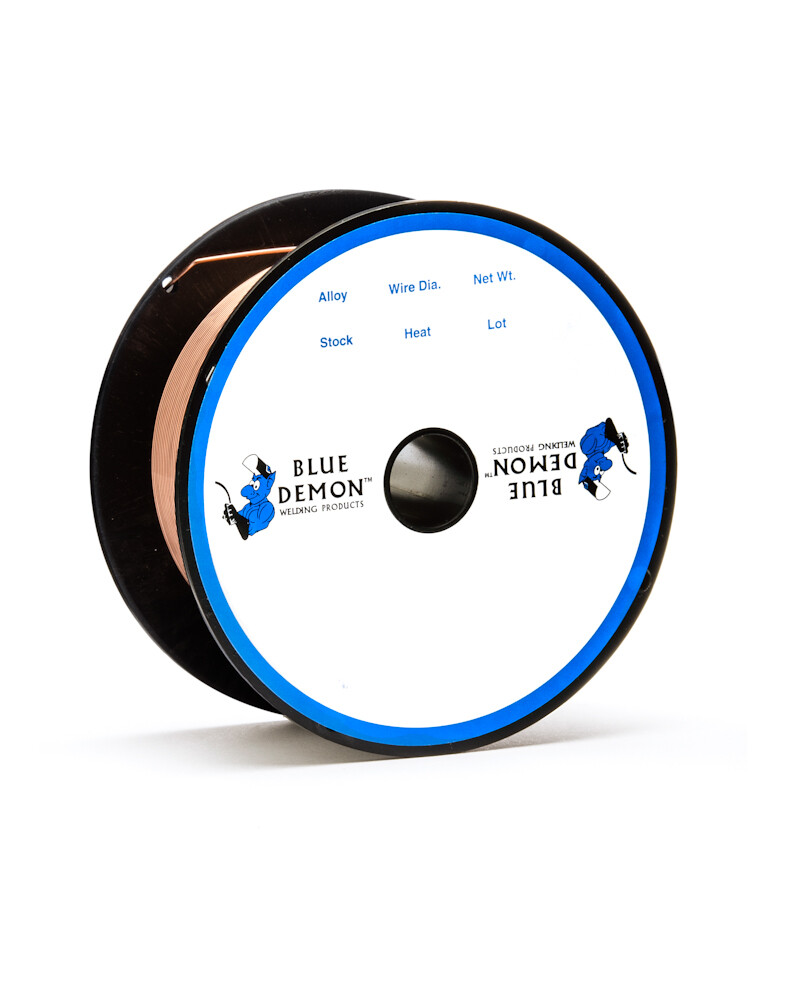 ERCuSi-A .023 Silicon Bronze 2 lb MIG Spool Welding Wire Blue Demon