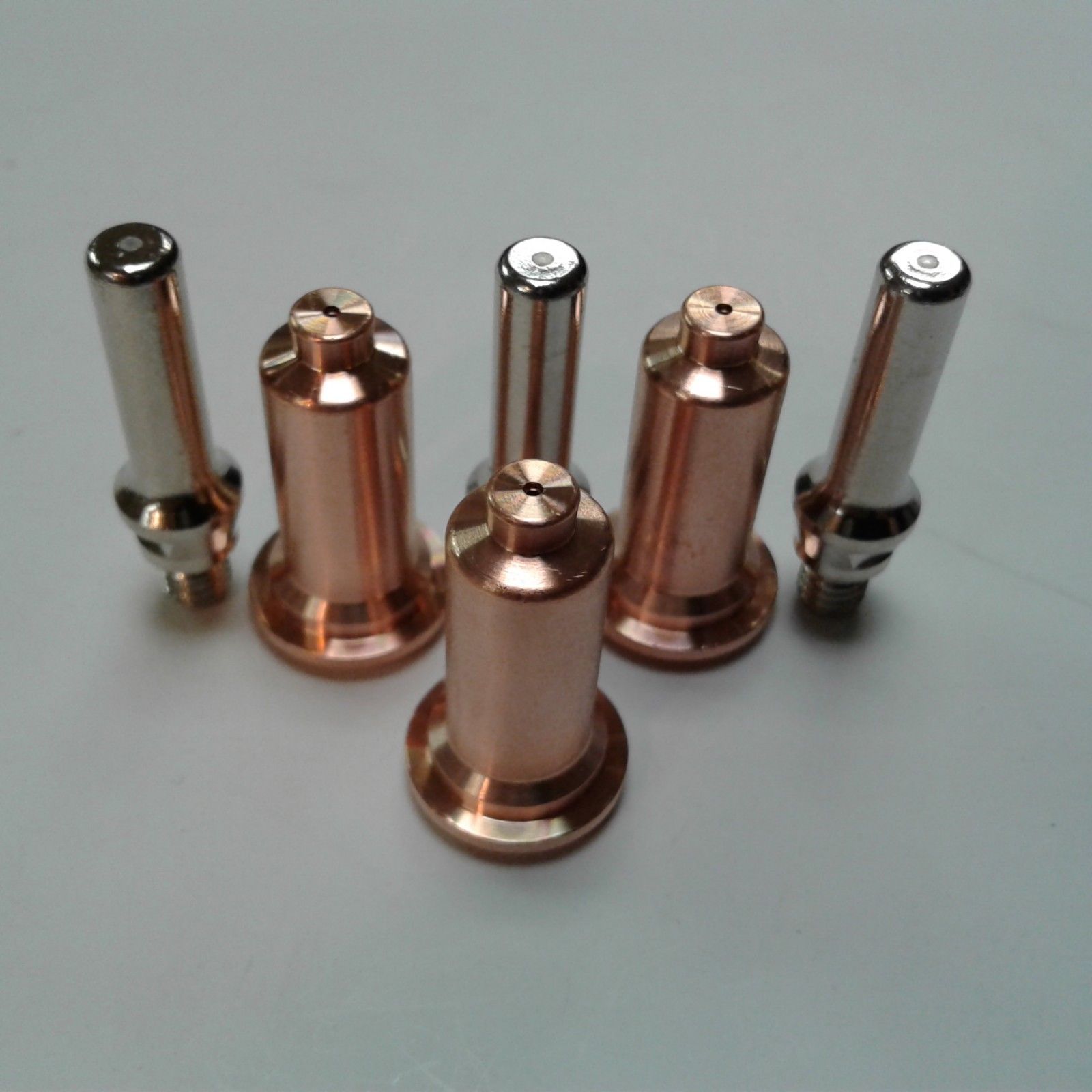 6 PIECE LONG SHIELDED CONSUMABLE KIT FOR PT/IPT40 PT/IPT60 PLASMA CUTTER TORCH