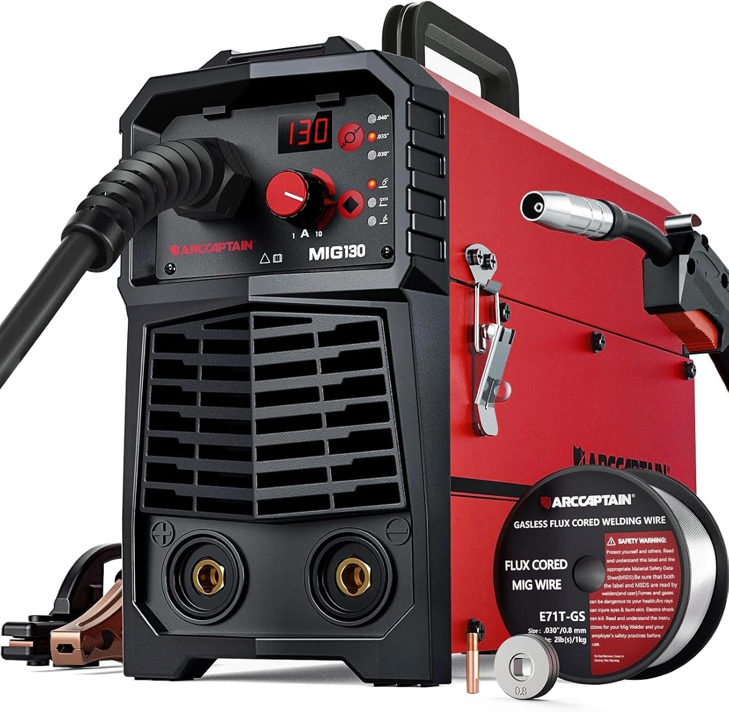 Compact 130A MIG Welder – Lightweight and Versatile for All Your Welding Needs