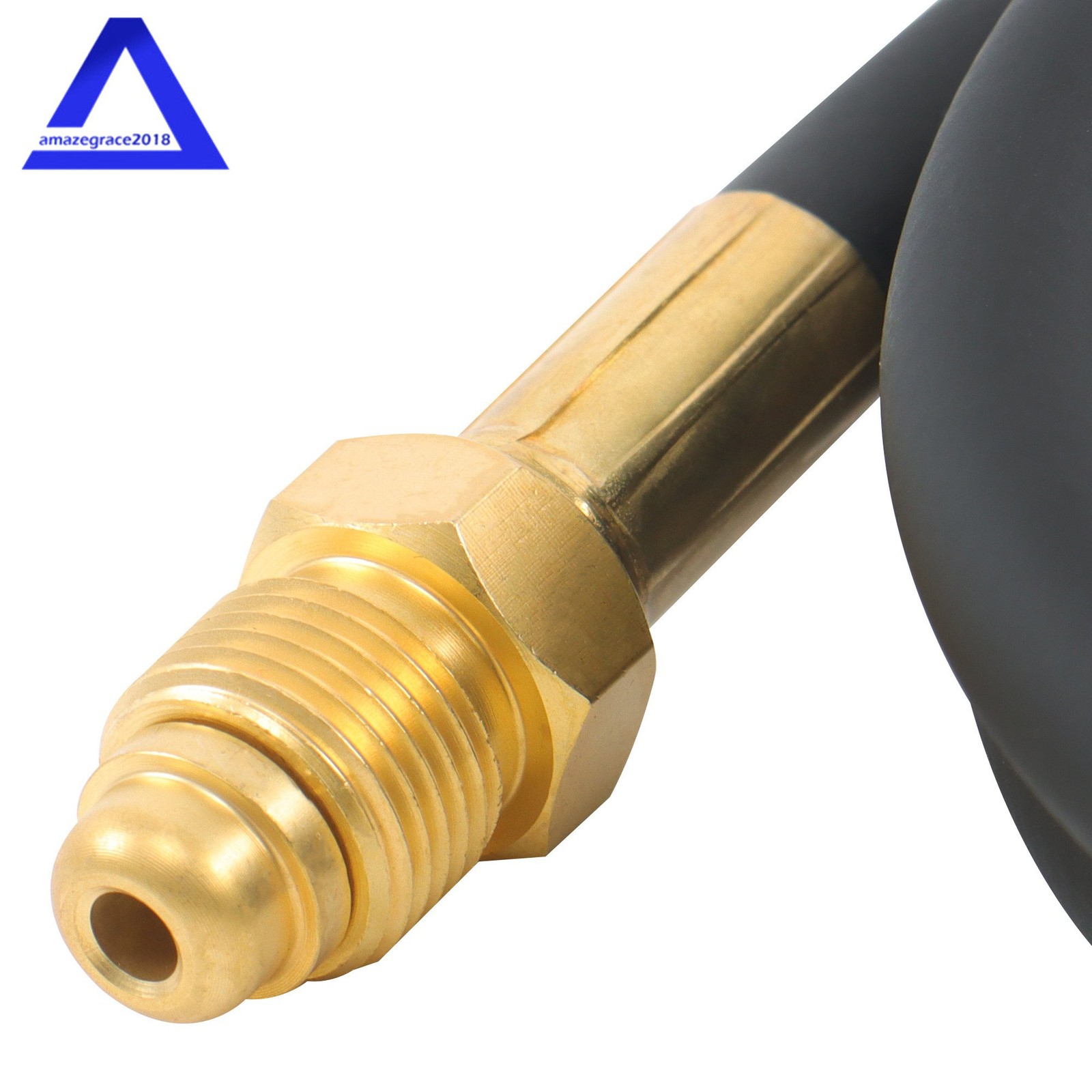 Argon Regulator Dual Gauges & 5 Feet Hose for CGA580 Mig Tig Welder 0 to 400PSI