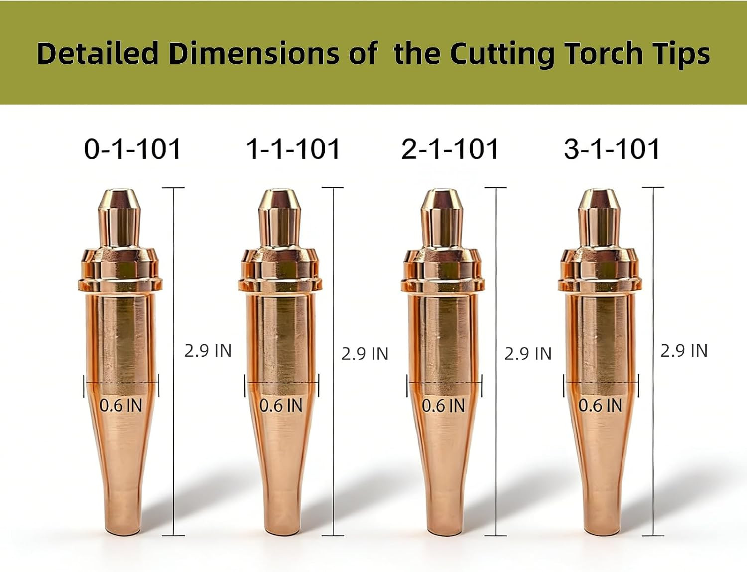 0-1-101,1-1-101,2-1-101,3-1-101Acetylene,A General Purpose Cutting Torch Tips Su
