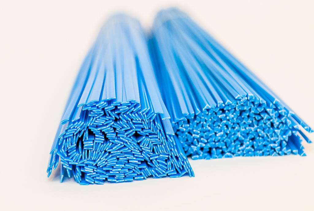 ABS Plastic welding rods MIX yellow, grey, white, blue, red, green/ 40pcs