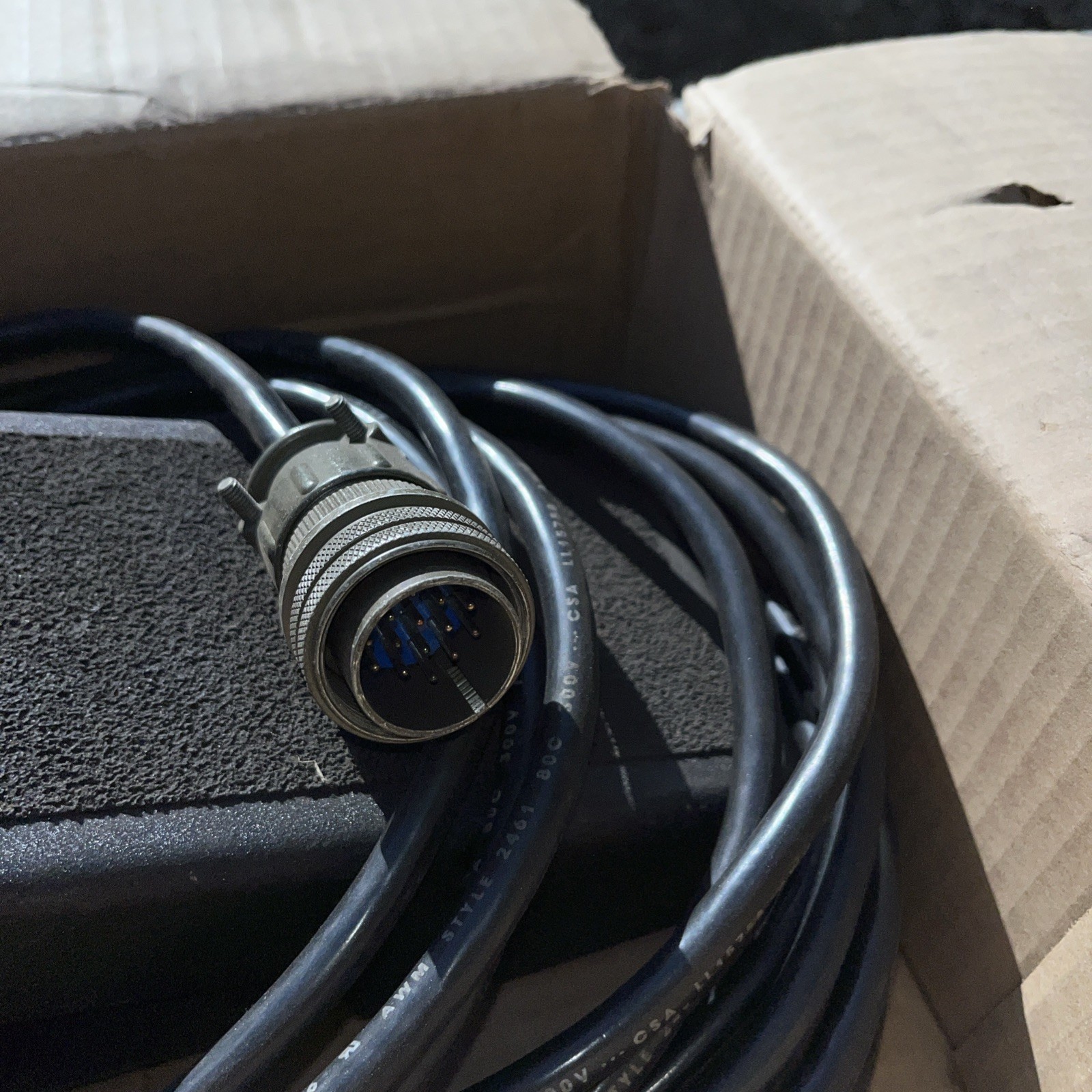 ESAB FC-5B P/N 33646 14-pin TIG Foot Control Pedal w 30 Foot Cable