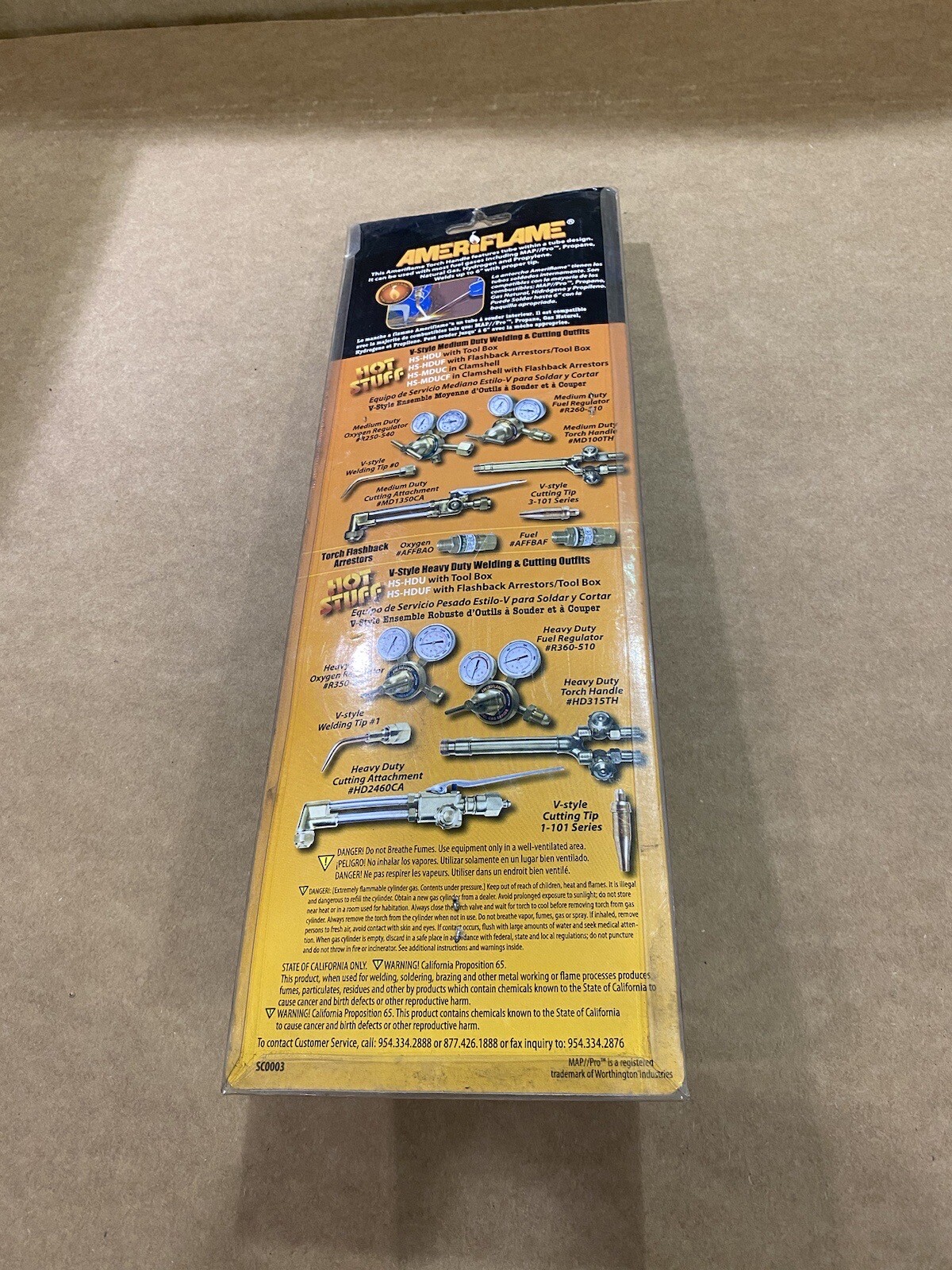 AMERIFLAME ~ HD315TH ~ Heavy Duty Torch Handle ~ Uniweld Product