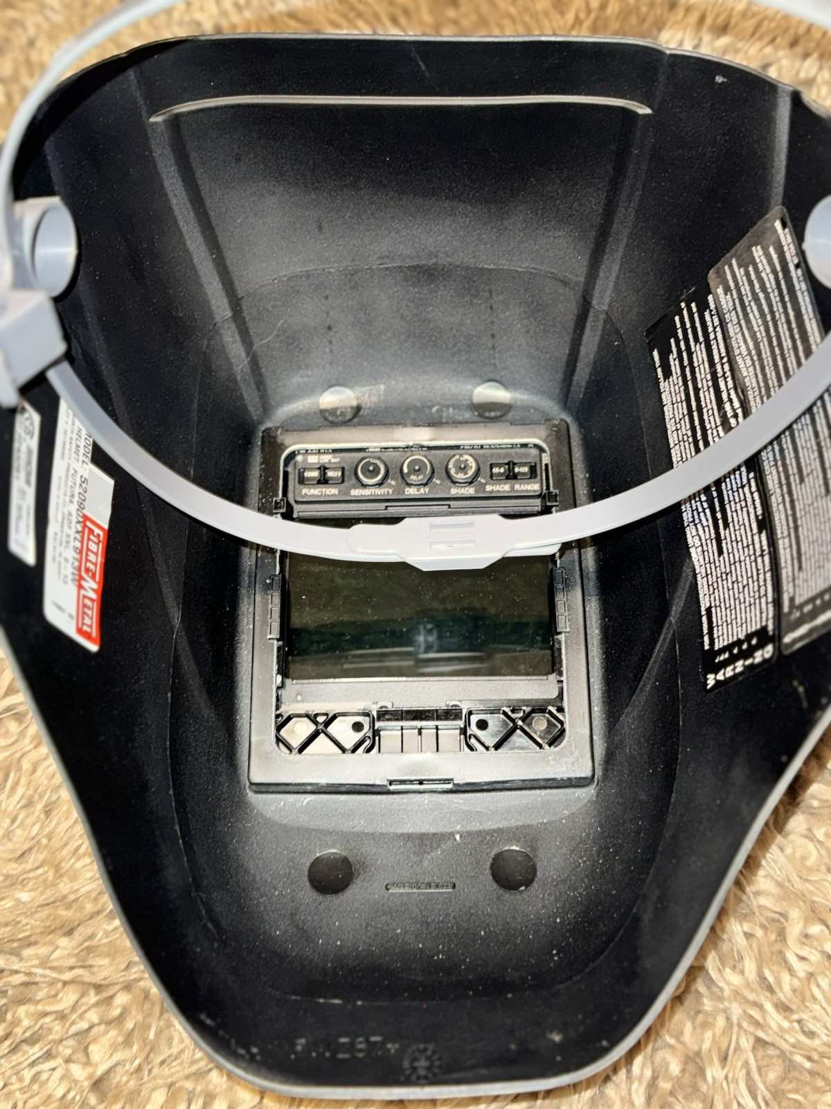 Honeywell Tigerhood Futura Thermoplastic Fixed Front Welding Helmet 9-13 Lens