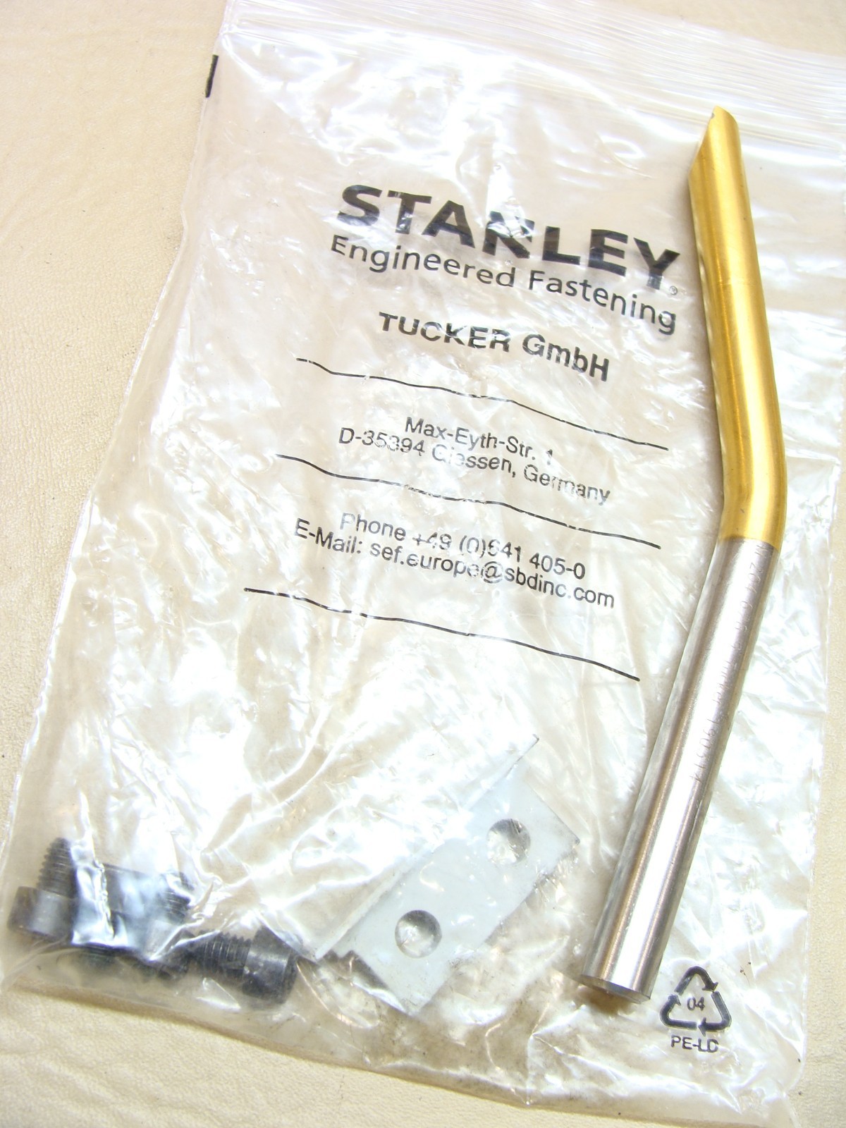 NEW lot of 6 Tucker Stanley spot welder welding tips M204 628 9 M066 909 9
