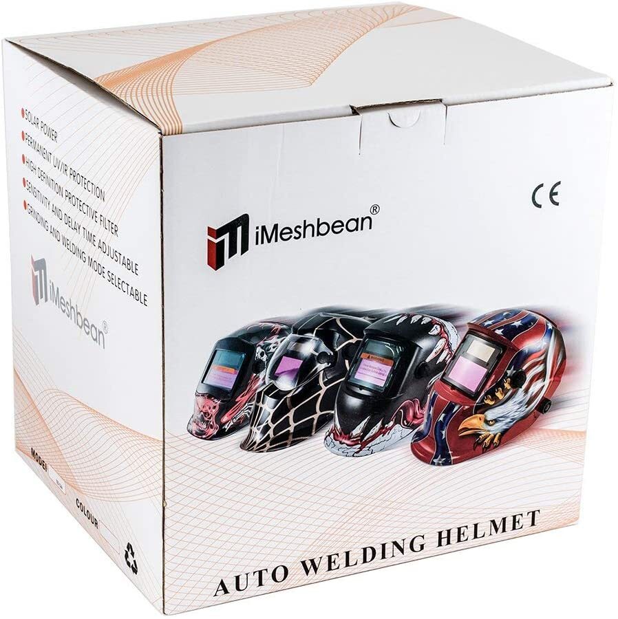 Pro Solar Auto Darkening Welding Helmet Arc Tig Mig Mask Grinding certified NEW