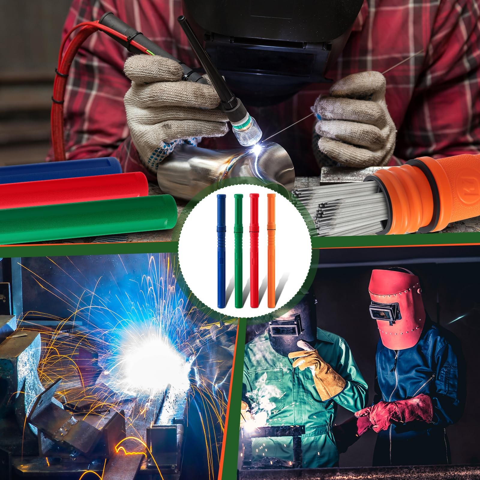 Welding Rod Storage Canister with Cap for Tig Rods and Electrodes