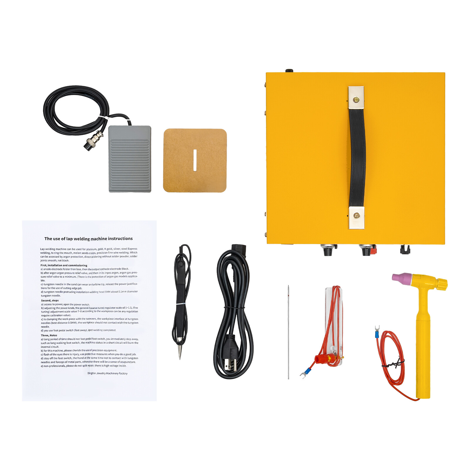 600W Jewelry Spot Welder Laser Welding Machine for Gold Silver Metal 1-80A