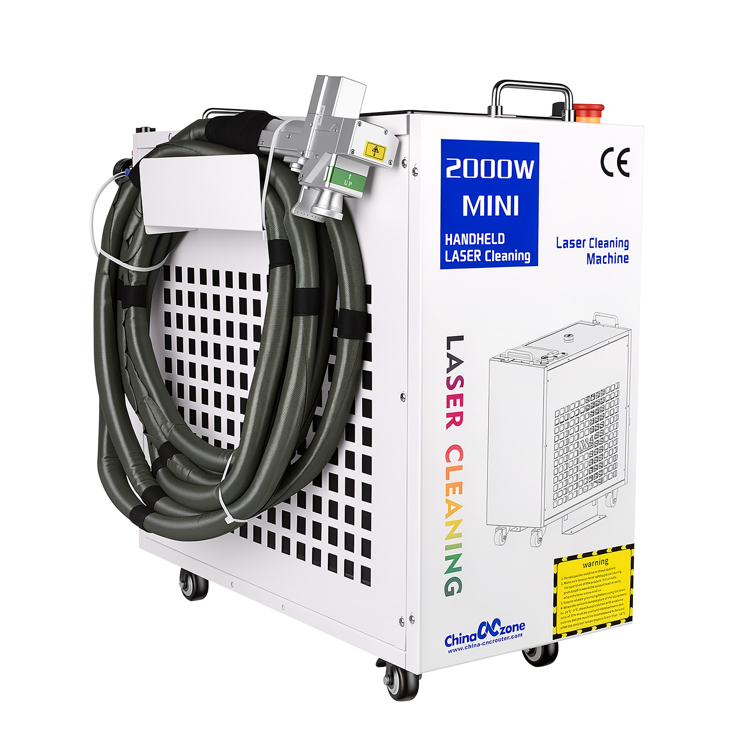 BWT 2000W Continuous Laser Cleaning Machine Laser Cleaner Rust Paint Removal