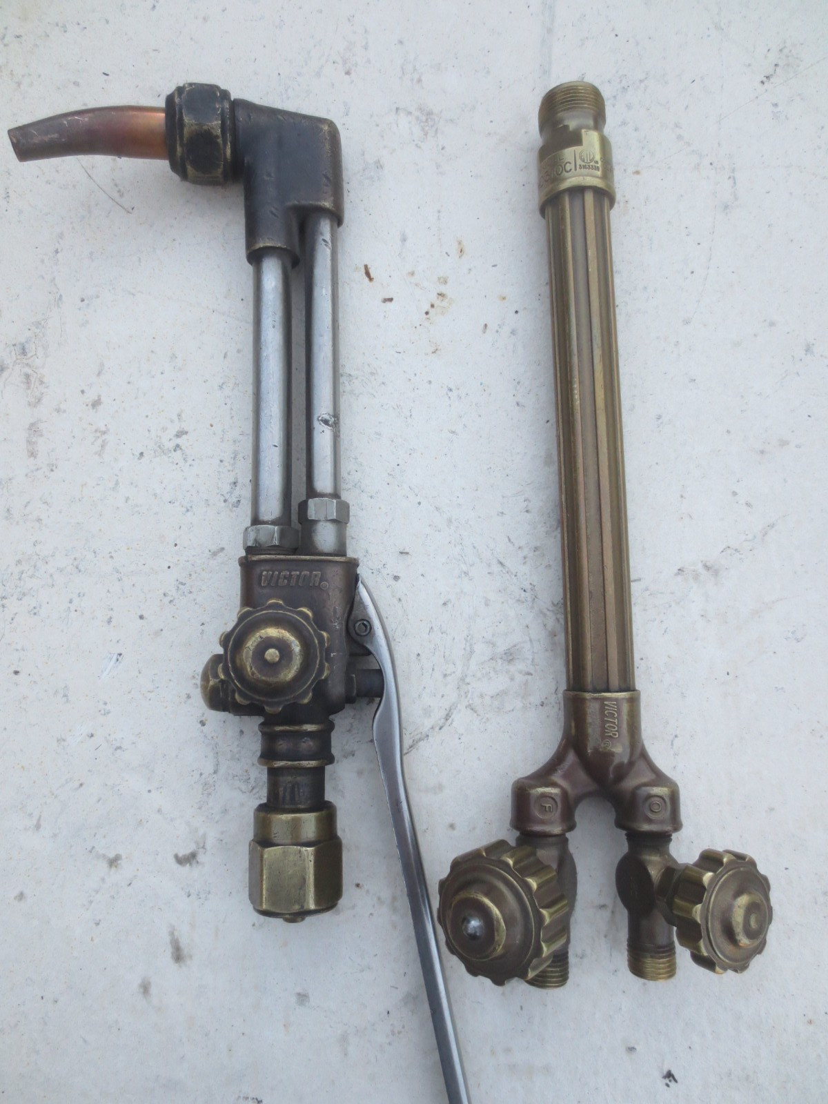 USED Victor Cutting Torch & Handle Heavy Duty HD 310C & CA2460 Journeyman NICE!