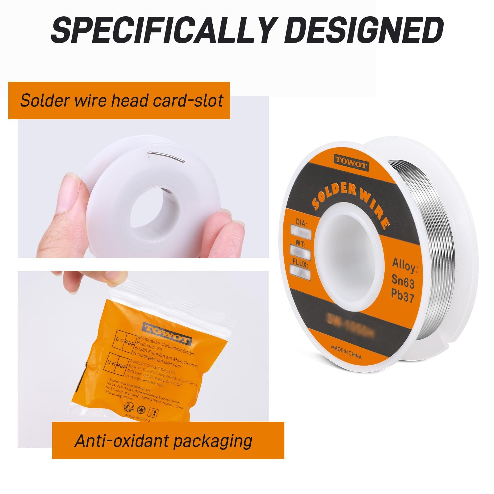 63-37 High Purity Tin Lead Rosin Core Solder Wire For Electrical Soldering