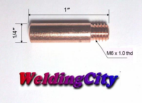 WeldingCity® 10-pk MIG Welding Gun Contact Tip 11-30 for Tweco Mini Lincoln 100L