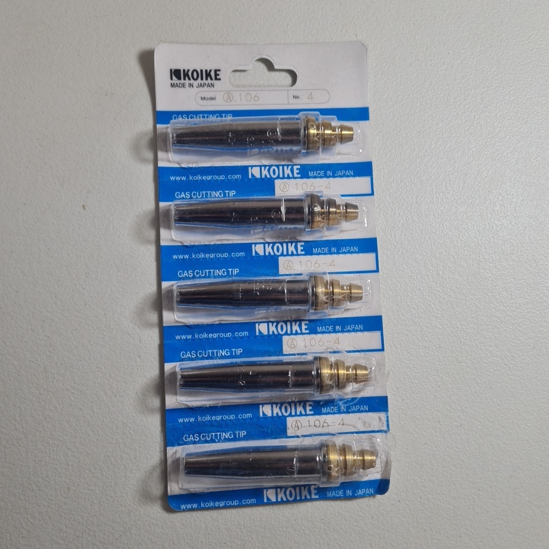 Koike 106-4 Gas Cutting Tip Set Of 5