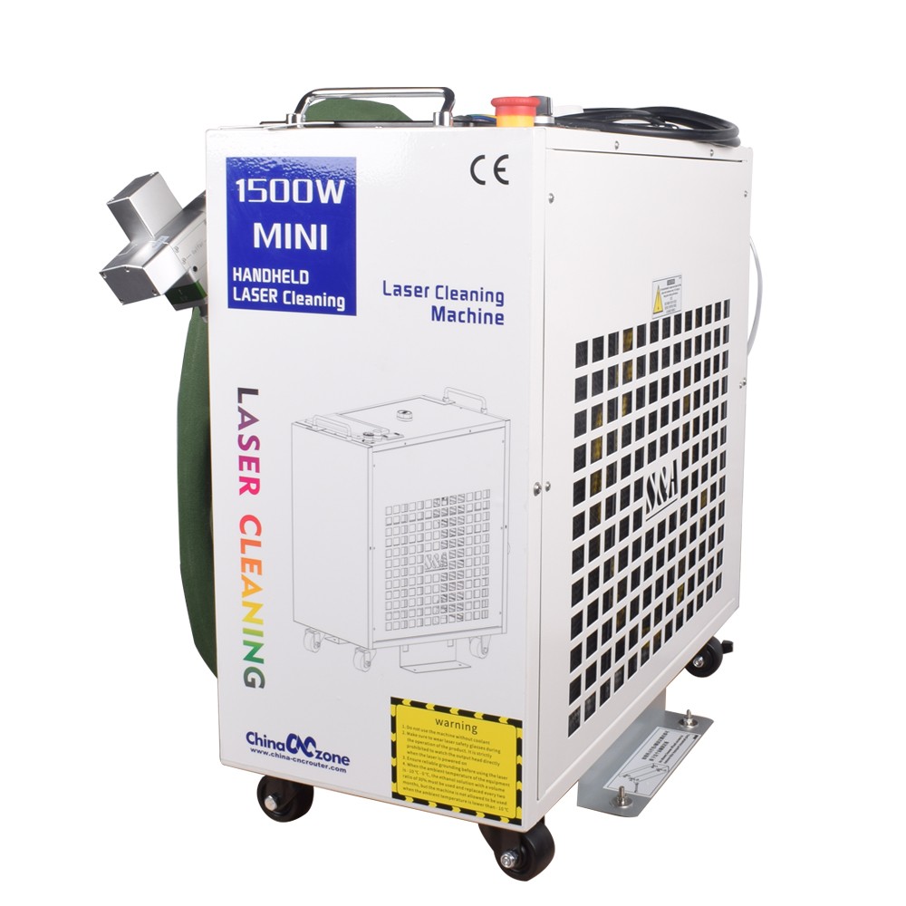 BWT 1500W Handheld Fiber Laser Rust Remover Metal Laser Cleaning Machine US