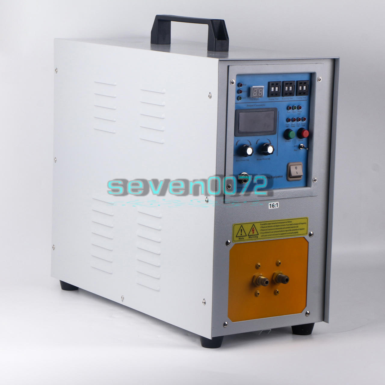 ONE 15KW 30-100KHz High Frequency Induction Heater Furnace 15A 110/220V