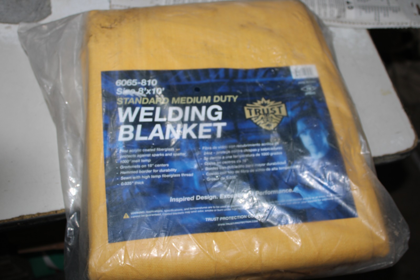 Welding Blanket Fiberglass Blanket 8 x 10 FT Medium-Duty Fire Retardant Blanket