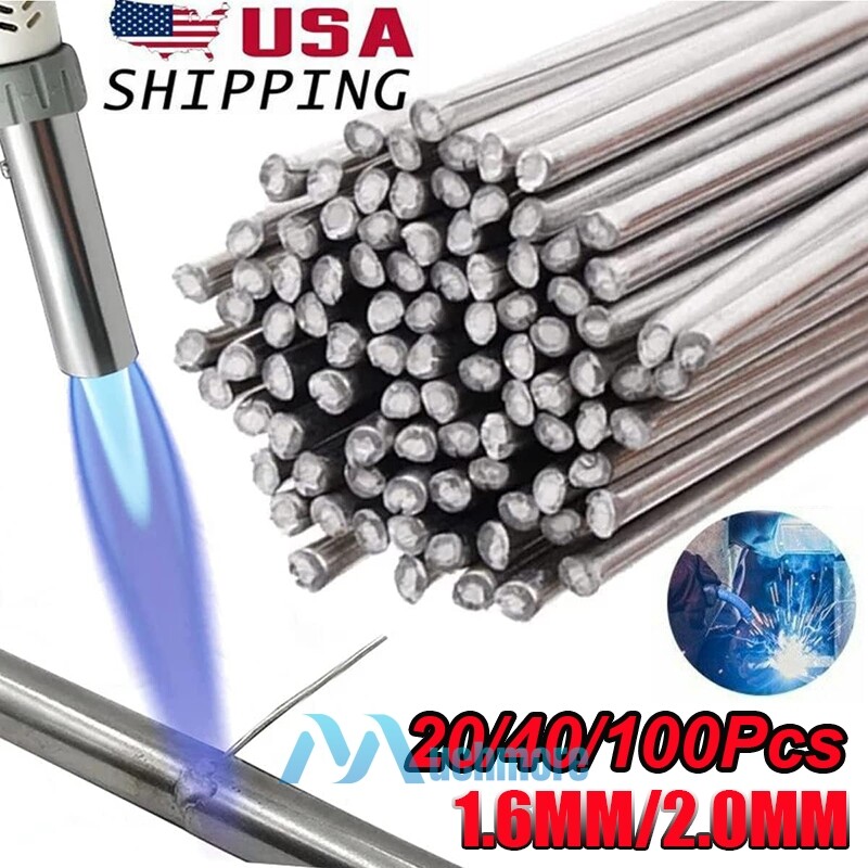 LOT 20″ Flux Core Aluminum Rods Low Temperature Welding Rods Easy Welding Sticks