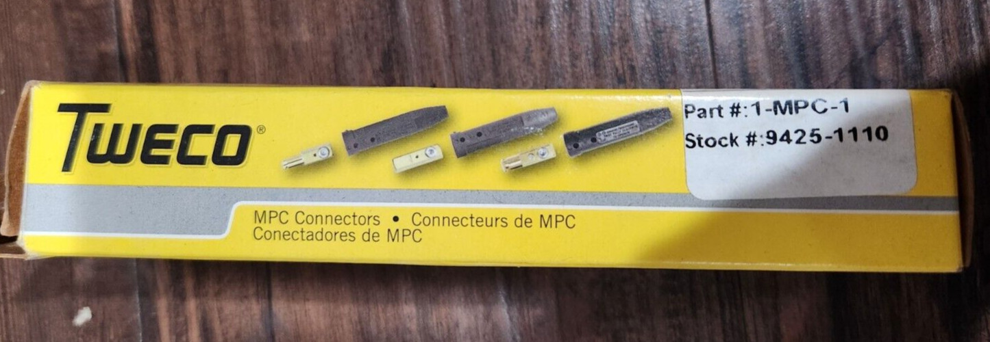 TWECO 9425-1110 1-MPC-1 F1 QUICK CONNECTOR FOR #1-#4 MALE/MALE, QTY.1