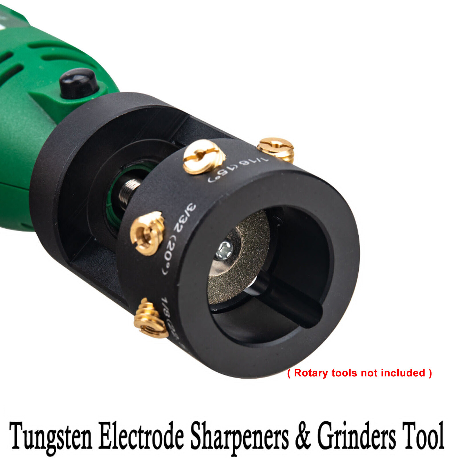 Tungsten Electrode Sharpener Grinder Multi-Angle Offsets Tool,TIG Welding✅