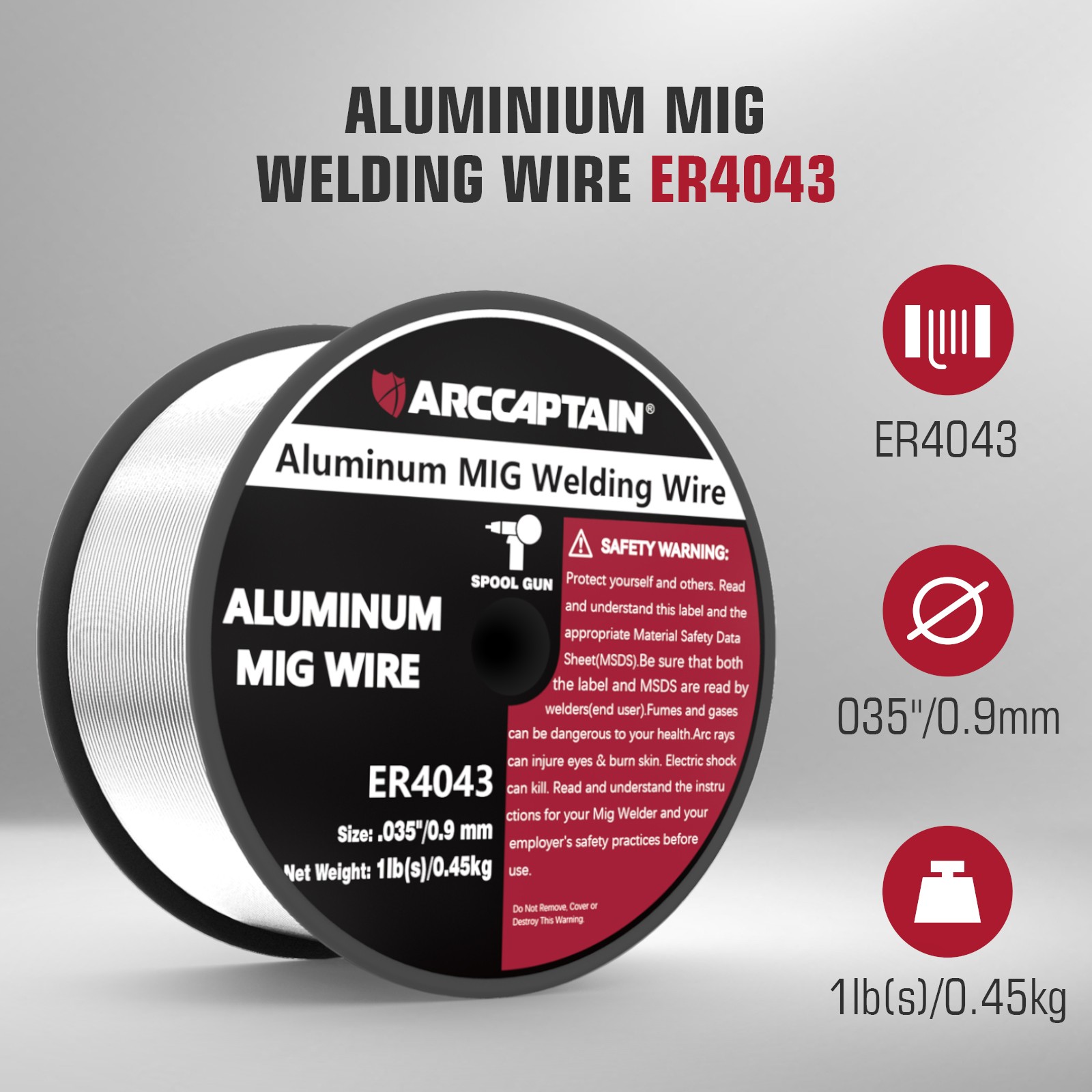 ARCCAPTAIN 205Amp 9 IN 1 MIG Welder MIG205MP APP Control 120/240V & Welding Wire