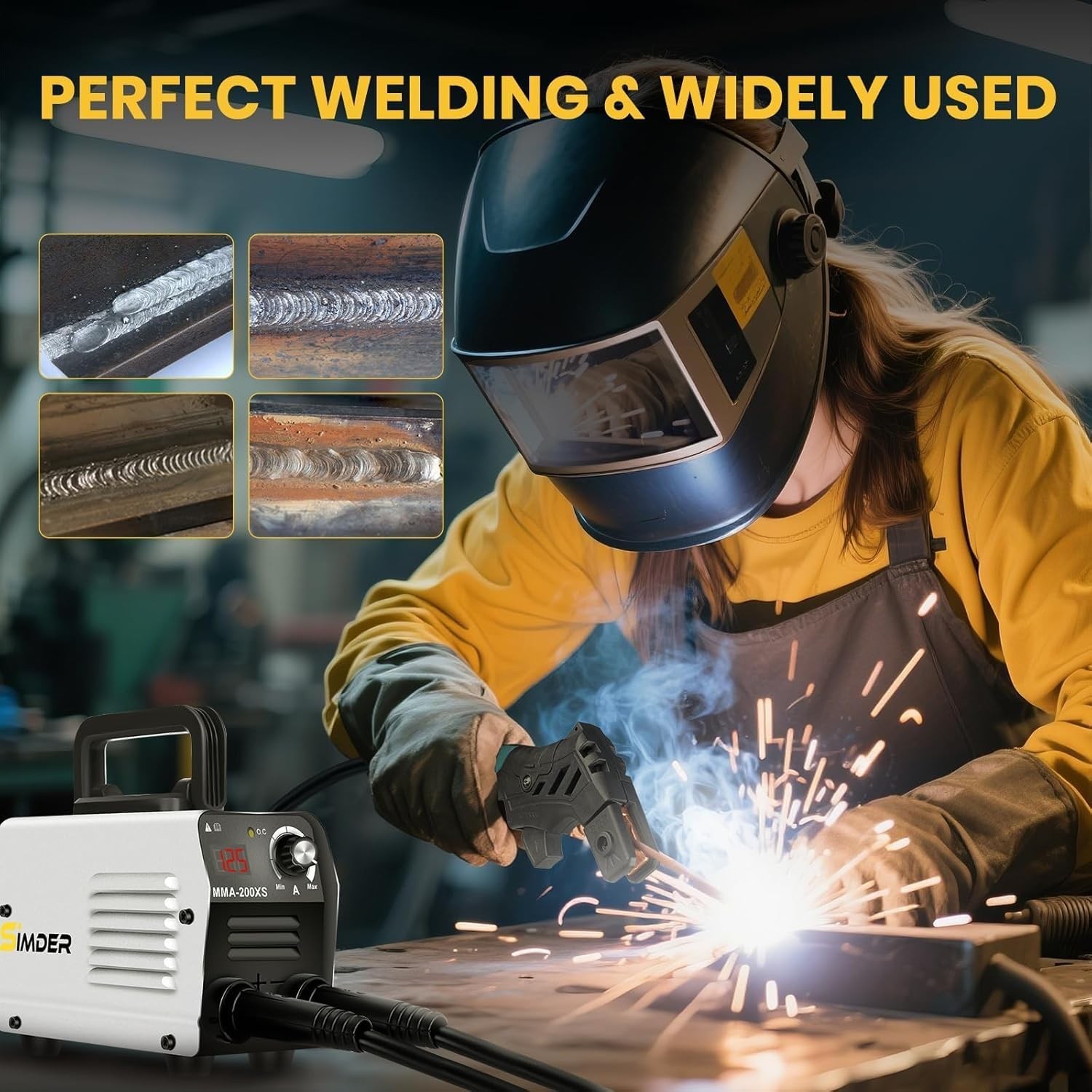 Mini Metal Stick Welding Machine Portable IGBT Inverter 110V DIY Repair