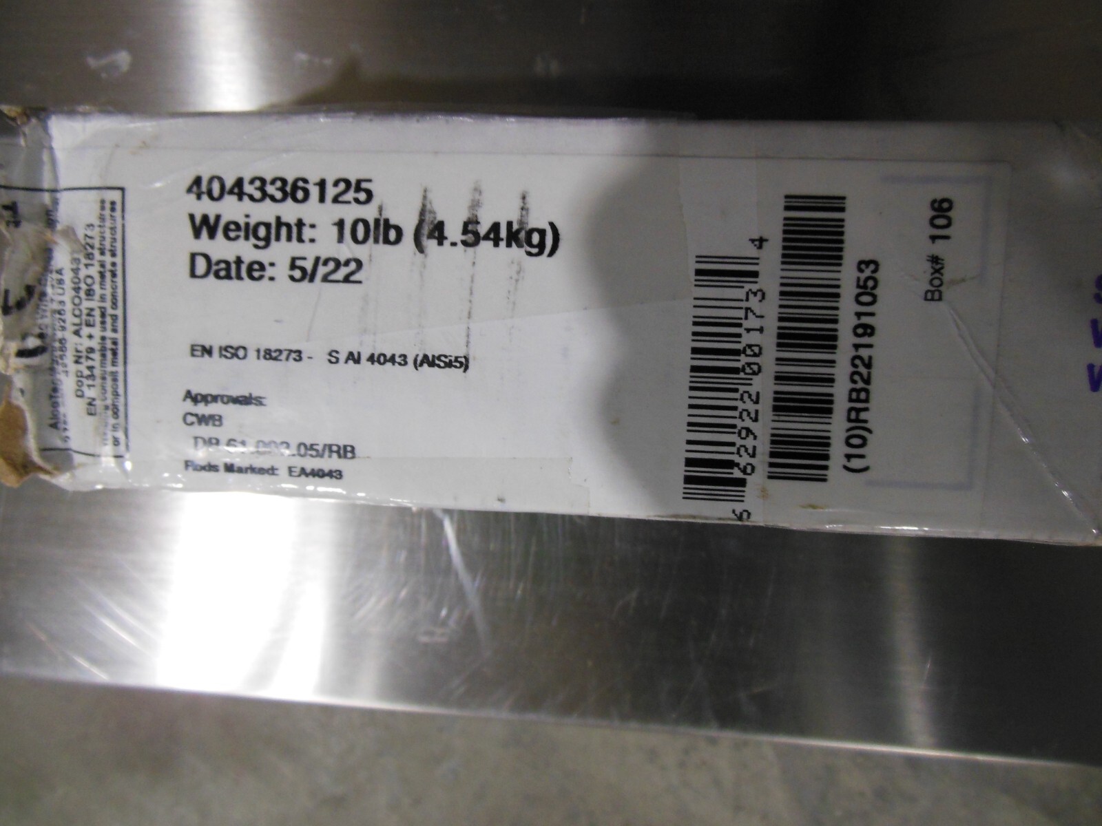 Alcotec 404336125 Altigweld ALUMINUM ROD 1/8in 36in 10lb