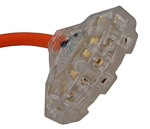 50A Welder Plug Adapter Cord, NEMA 6-50P to 5-15R/5-20R, 3-Prong, 125V, Heavy Du
