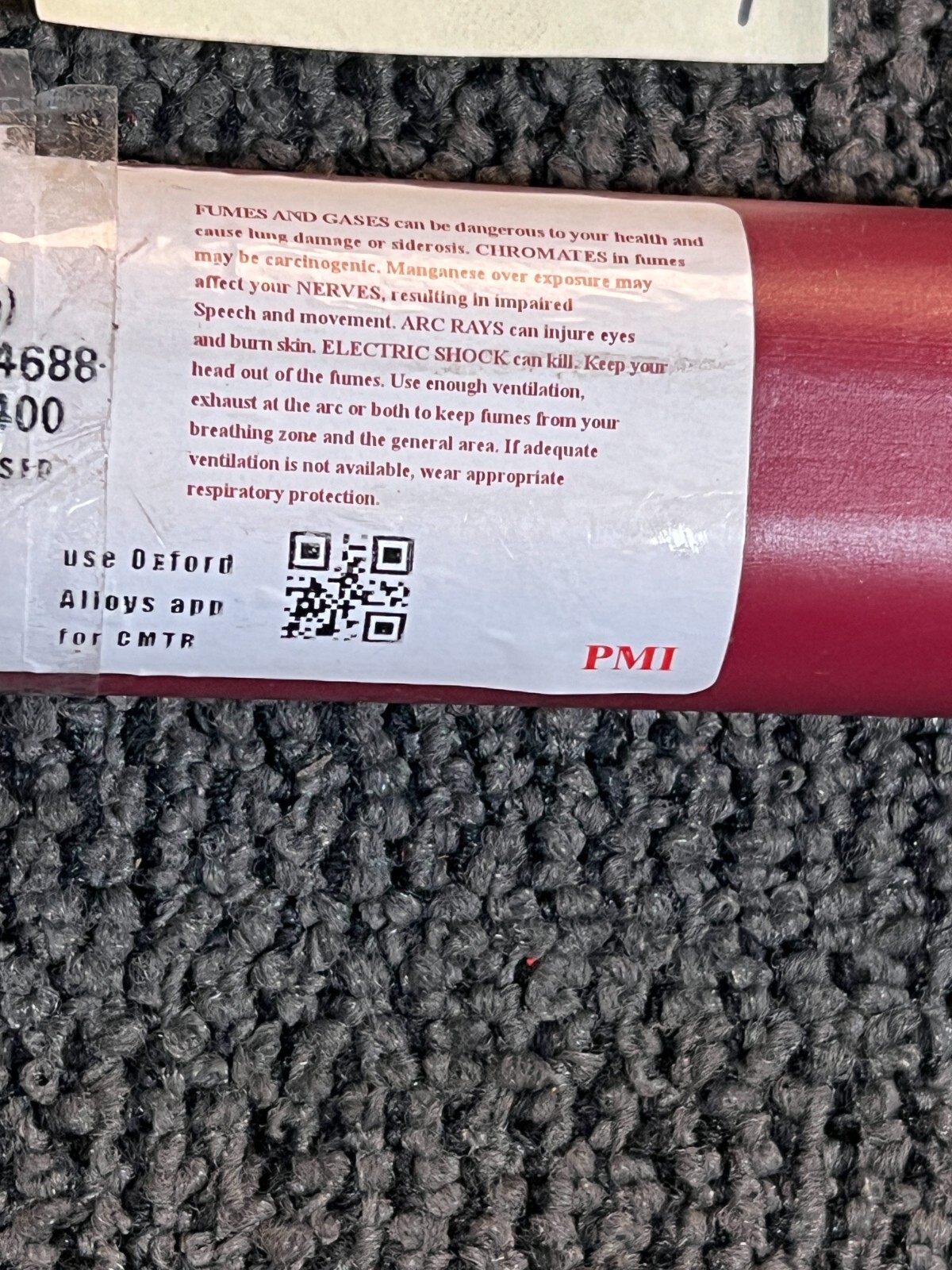 (QTY 1) Oxford Alloys ER70S-2 Carbon Steel Bare Rod 5/32″ X 36″ 10lb