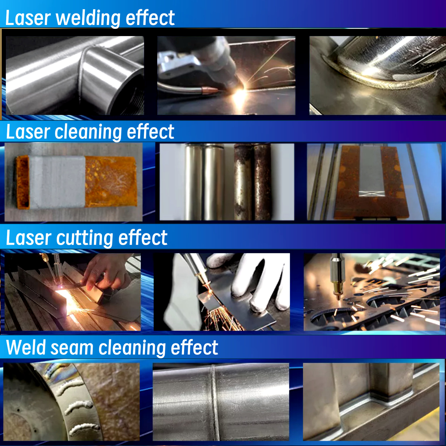 2000W Laser Welder Machine Double Wobble for Aluminum, Steel, Carbon steel, etc.