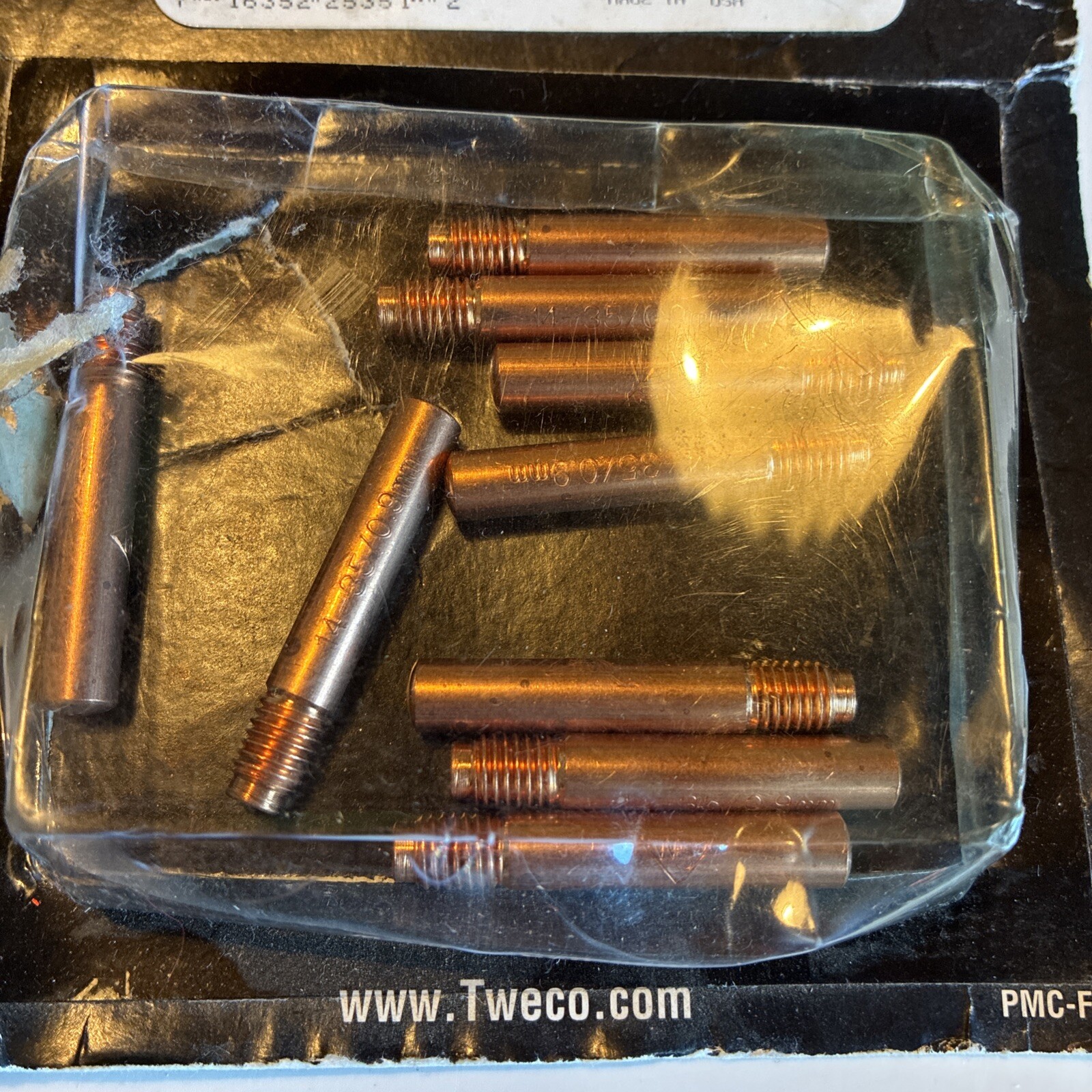 TWECO FP14-35 Fire Power Series Mig Contact Tips – 9Pcs – Made in USA