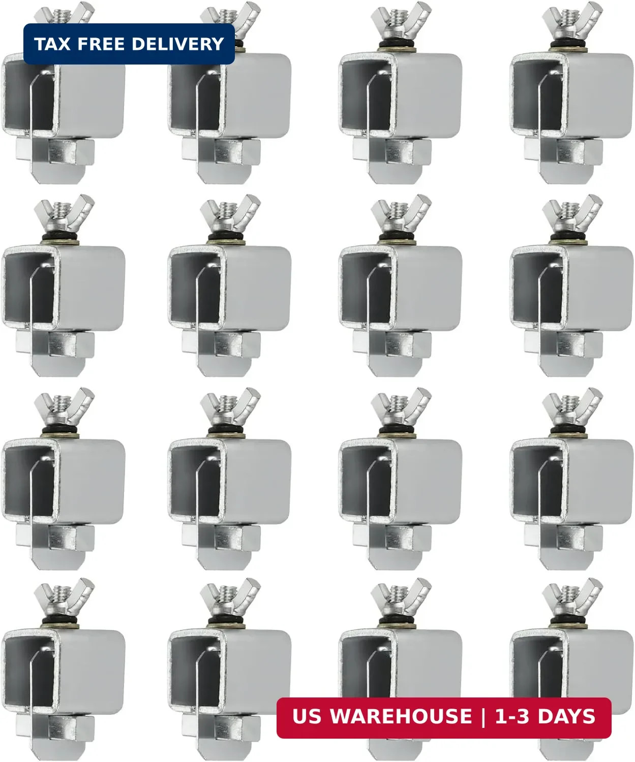 Acrux7 16 PCS Butt Welding Clamps, Small Sheet Metal Clamp, Carbon Steel Panel C